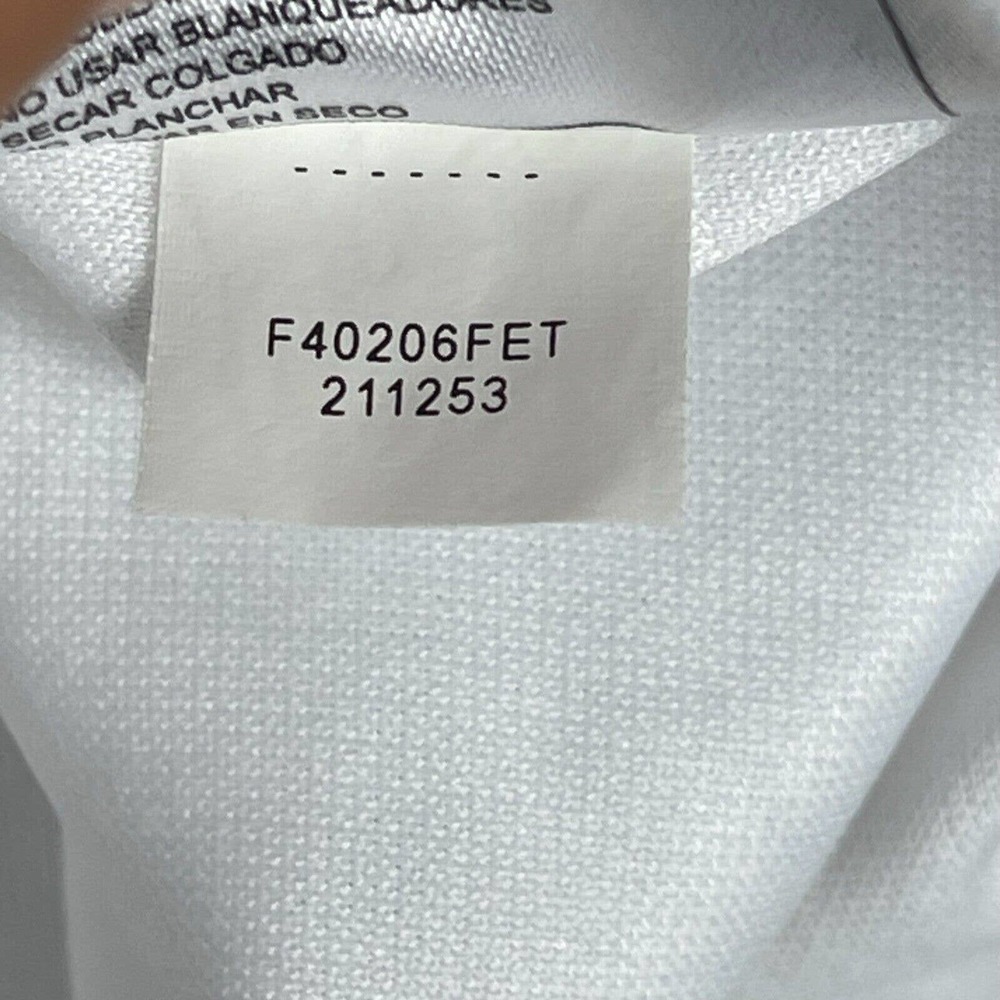 Nike Girls L 12/14 Long Sleeve Athletic Shirt V Neck Stretch White Athletic Fit - Picture 9 of 11